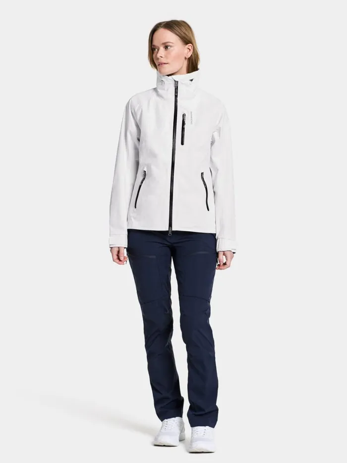 Njord Jacket Snow White Women Didriksons Spring Jackets