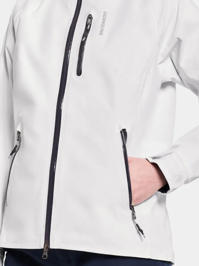 Njord Jacket Snow White Women Didriksons Spring Jackets