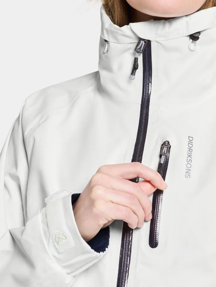 Njord Jacket Snow White Women Didriksons Spring Jackets