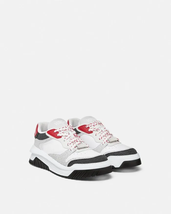Odissea Sneakers Redwhite Men Versace Sneakers