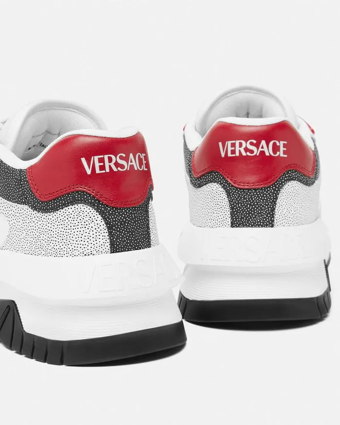 Odissea Sneakers Redwhite Men Versace Sneakers