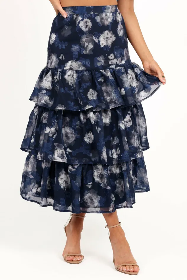 Olivia Two Piece Set Navy Floral Matching Sets Petal and Pup Women