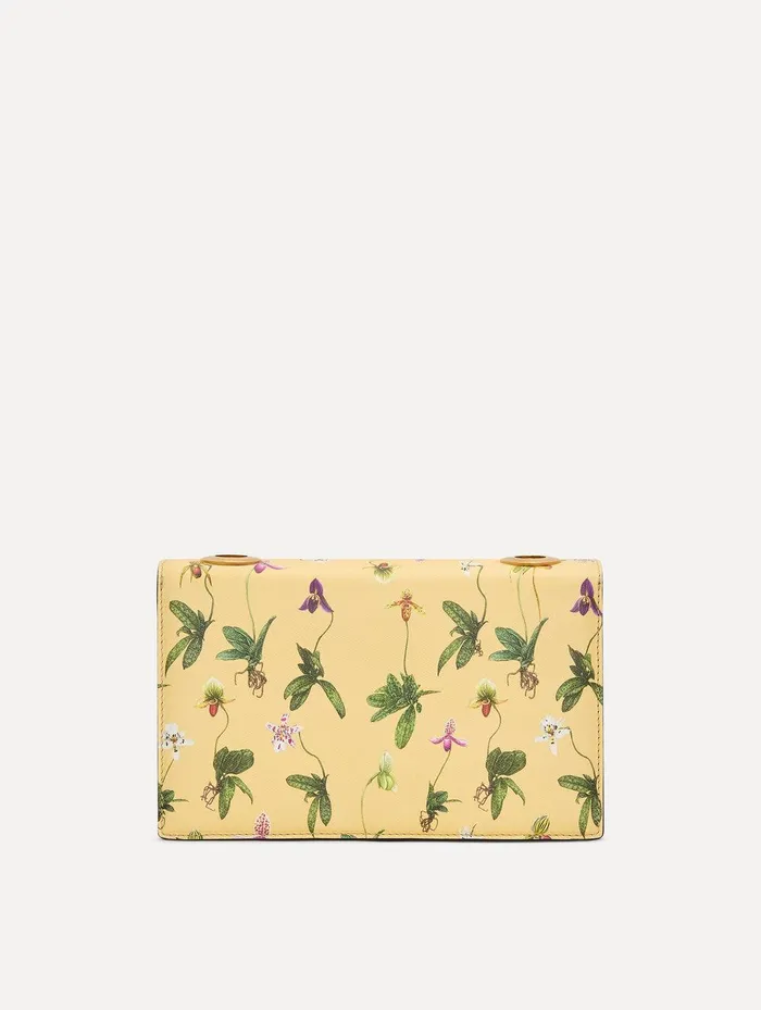 Orchid Printed TRO Bag Butter Women Oscar De La Renta Handbags Orchid Printed TRO Bag Butter Women Oscar De La Renta Handbags