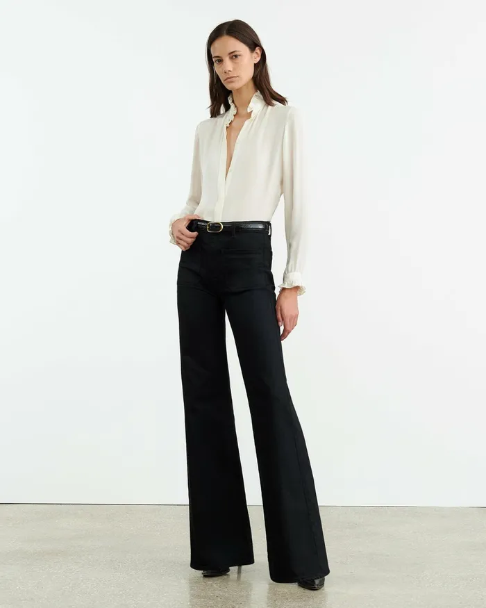 ORIN SHIRT Ivory Women Nili Lotan Tops