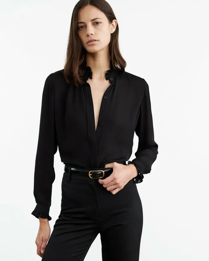 ORIN SHIRT Ivory Women Nili Lotan Tops