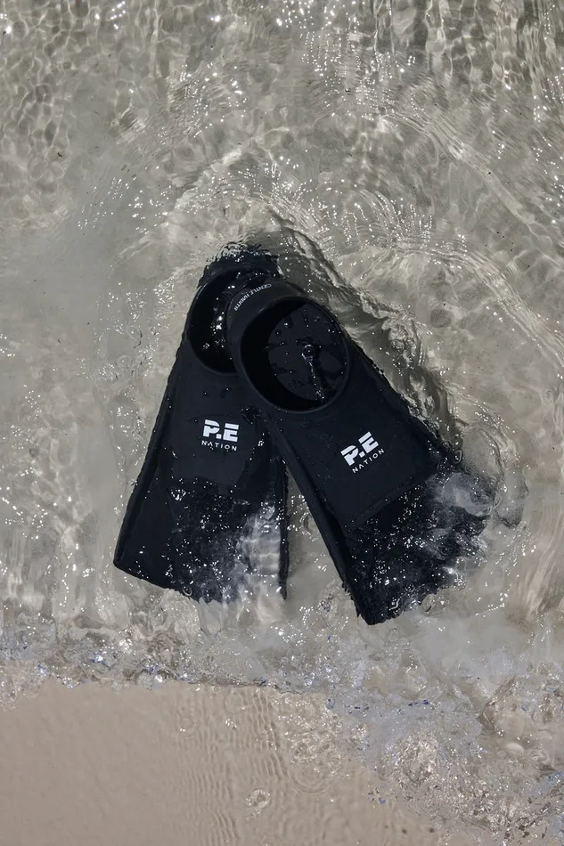 PE Nation PE NATION X GENTLE HABITS UNDERWATER FIN IN BLACK ML Women Lifestyle