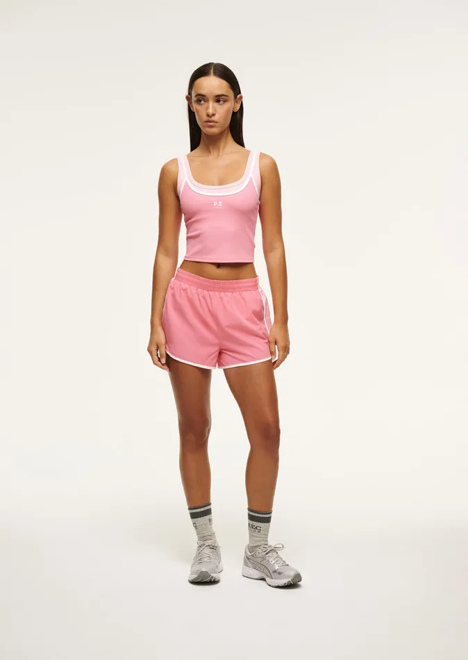 PE Nation PRESET SHORT IN PINK LEMONADE Women ActivewearShorts