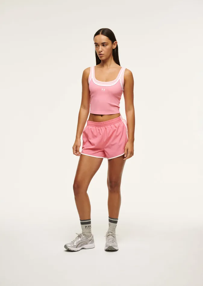 PE Nation PRESET SHORT IN PINK LEMONADE Women ActivewearShorts