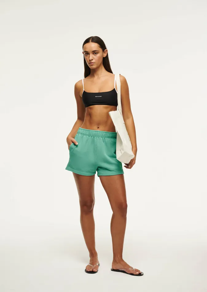 PE Nation REVERIE SHORT IN WASHED EVERGREEN Women ActivewearShorts