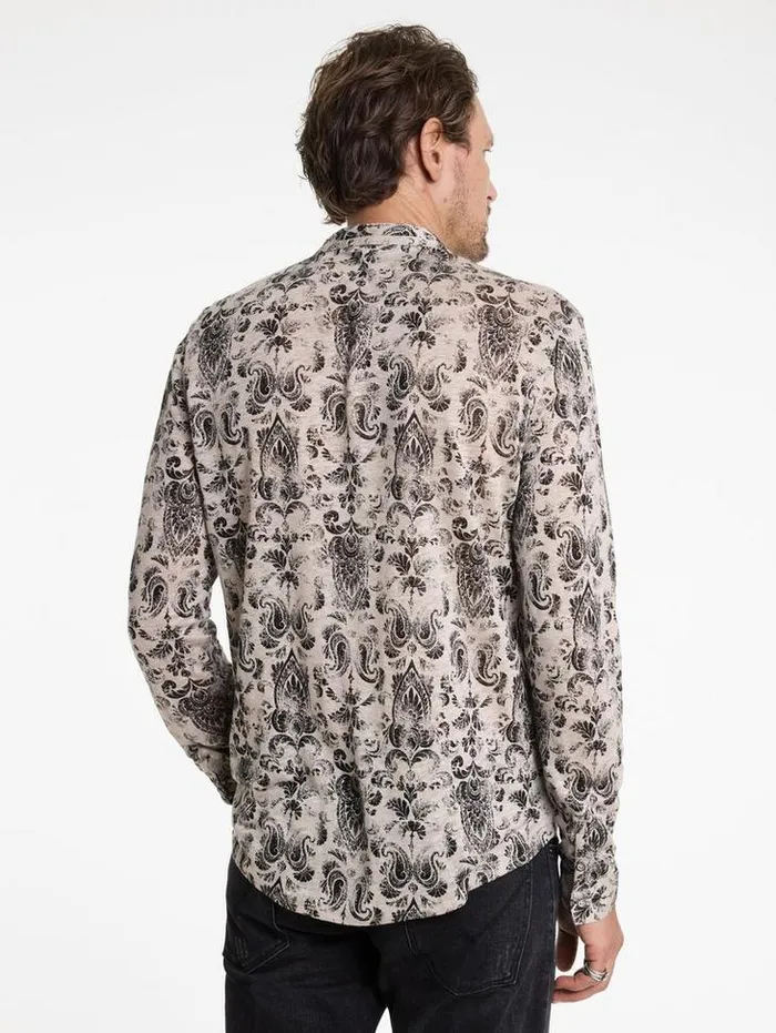 PADRIA SHIRT Grey Stone Men John Varvatos Shirts