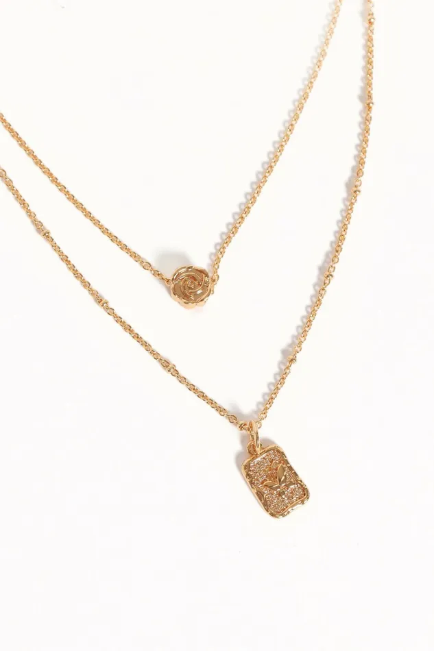 Pamela Necklace Gold Necklaces Petal and Pup Women