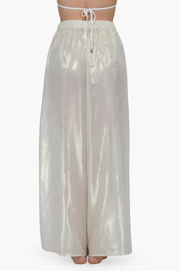 Pants Gold Lurex Sheer Bottoms 8211 America and Beyond Women Pants Gold Lurex Sheer Bottoms 8211 America and Beyond Women