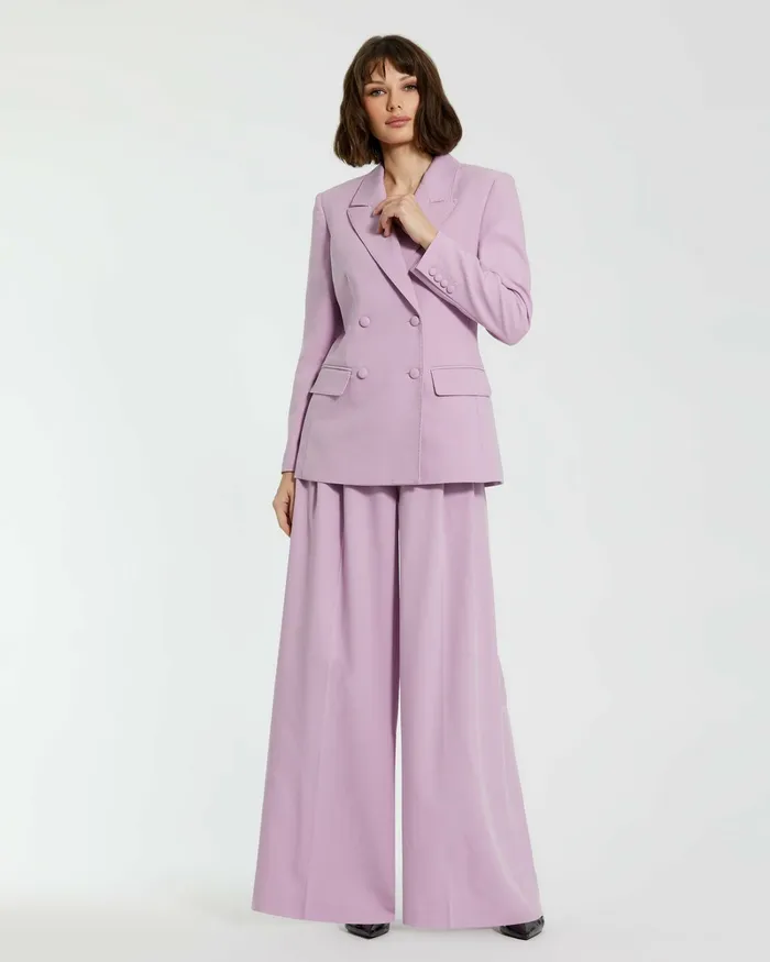 Pants Mac Duggal Women The MACkenzie Wide Leg Trouser 8211 FINAL SALE Orchid