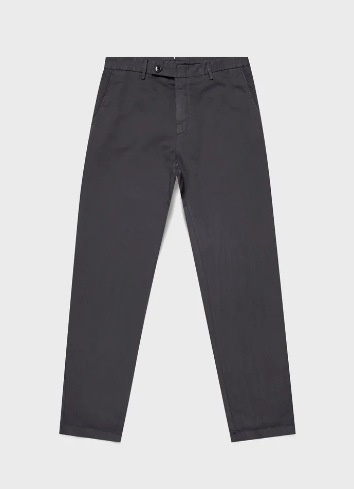 Pants Men Cotton Linen Trouser Charcoal ussunspel