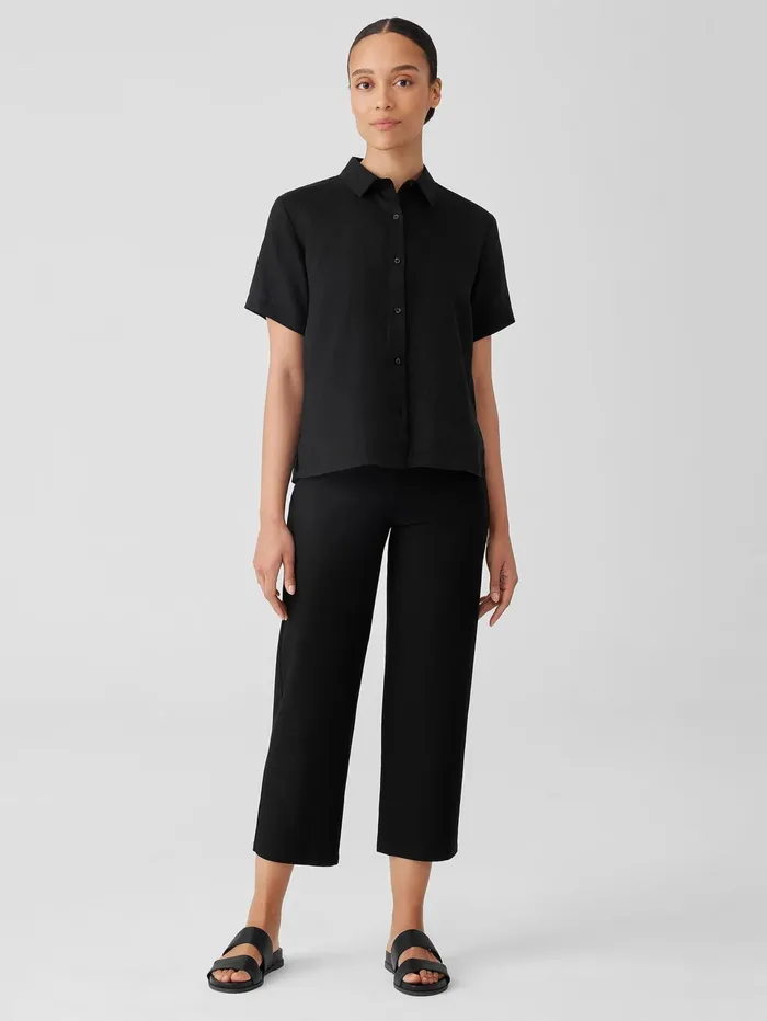 Pants Shorts and Jumpsuits Women Eileen Fisher Washable Stretch Crepe Straight Pant With Yoke Black Pants Shorts and Jumpsuits Women Eileen Fisher Washable Stretch Crepe Straight Pant With Yoke Black