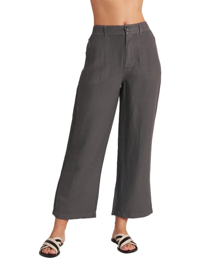 Pants Women Bella Dahl Blakely Utility Wide Leg Crop 8211 Charcoal Shadow Pants Women Bella Dahl Blakely Utility Wide Leg Crop 8211 Charcoal Shadow