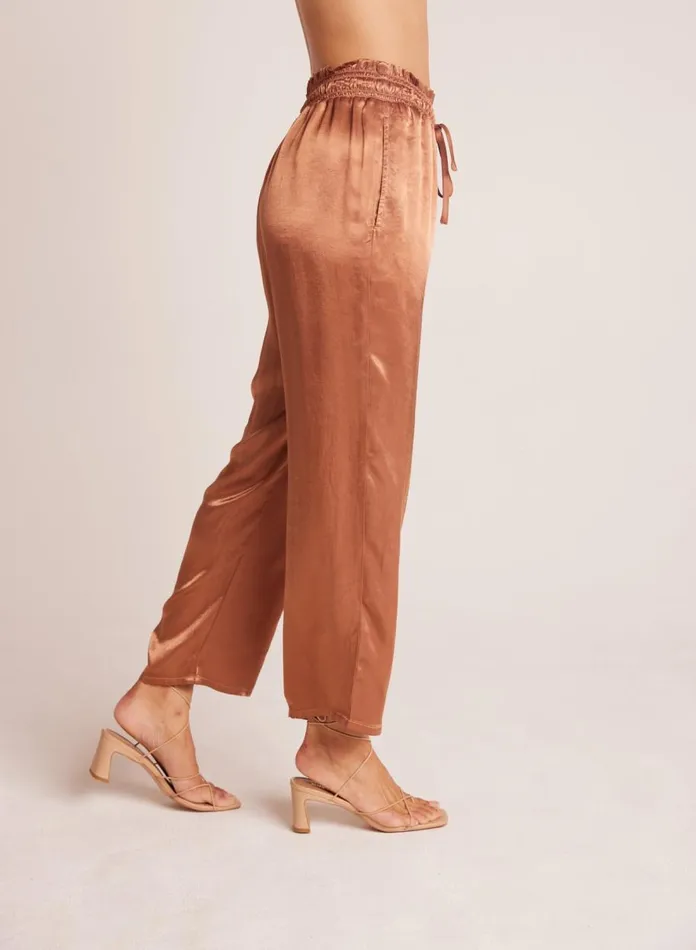 Pants Women Bella Dahl Smocked Waist Trousers 8211 Curacao Coconut Pants Women Bella Dahl Smocked Waist Trousers 8211 Curacao Coconut