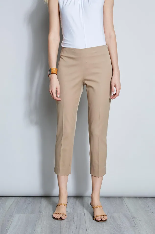 Pants Women Elie Tahari Cropped Skinny Pant RATTAN