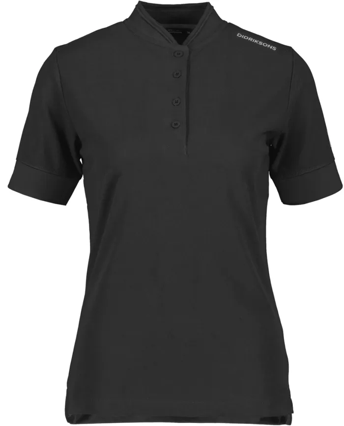 Patty Polo Black Women Didriksons Tshirts