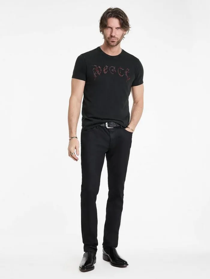 PEACE TEE Charcoal Men John Varvatos Graphic Tees
