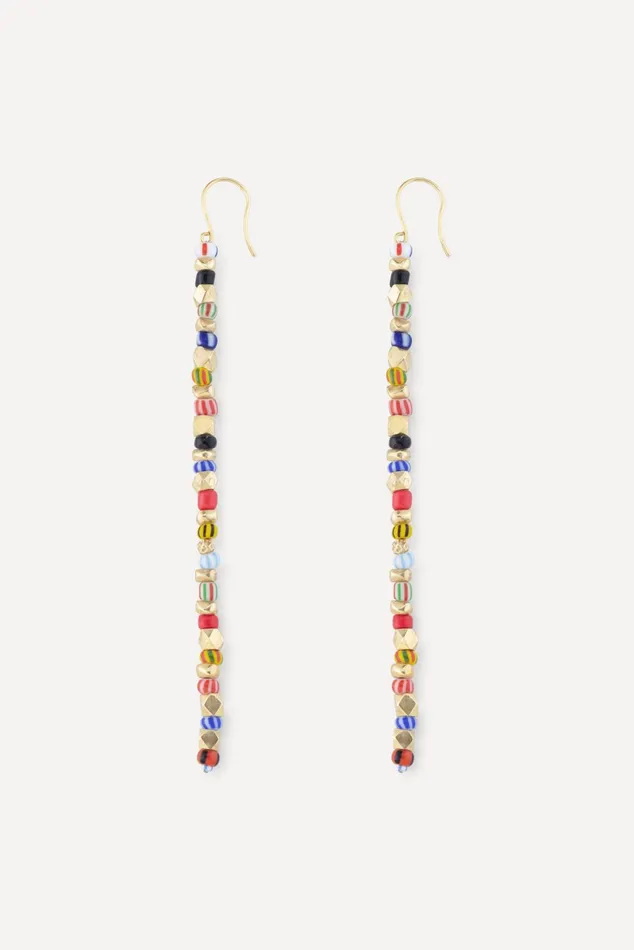 Pendant Earrings Ambrose Gold Women Baandsh Jewelry