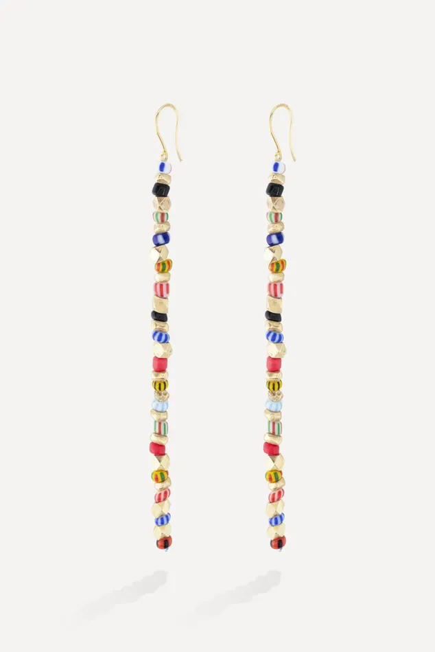 Pendant Earrings Ambrose Gold Women Baandsh Jewelry