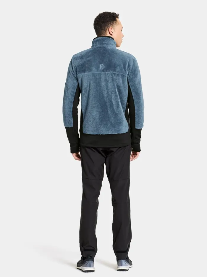 Perseus FullZip True Blue Men Didriksons Fleece and Midlayers