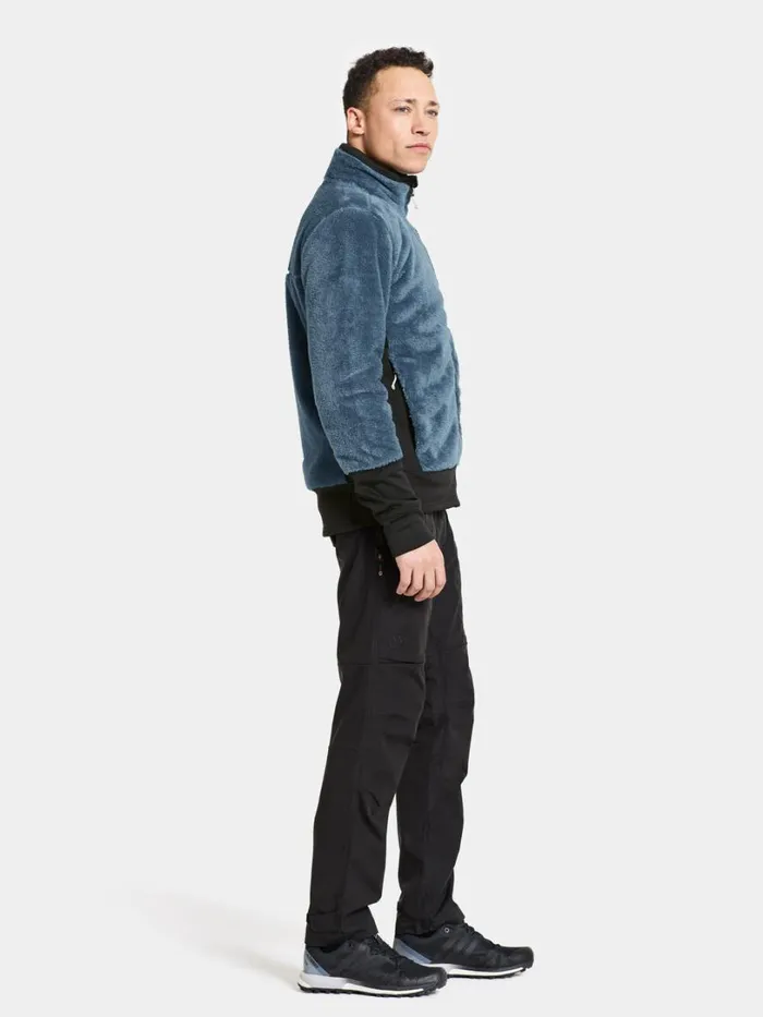 Perseus FullZip True Blue Men Didriksons Fleece and Midlayers