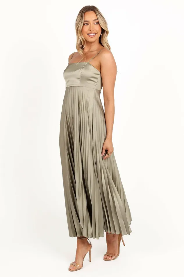 Petal and Pup Fall Dresses Women Keegan Maxi Dress Olive
