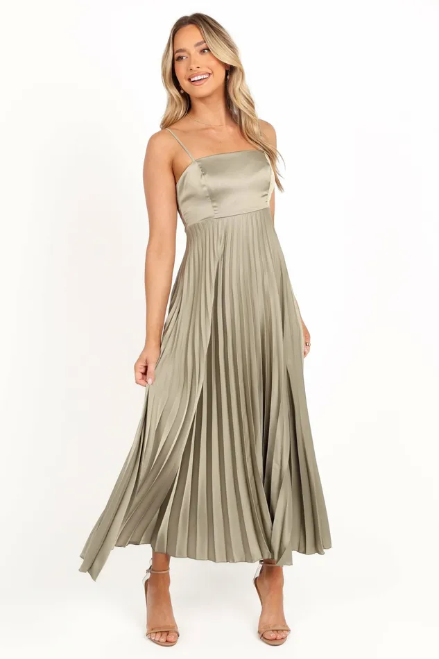 Petal and Pup Fall Dresses Women Keegan Maxi Dress Olive