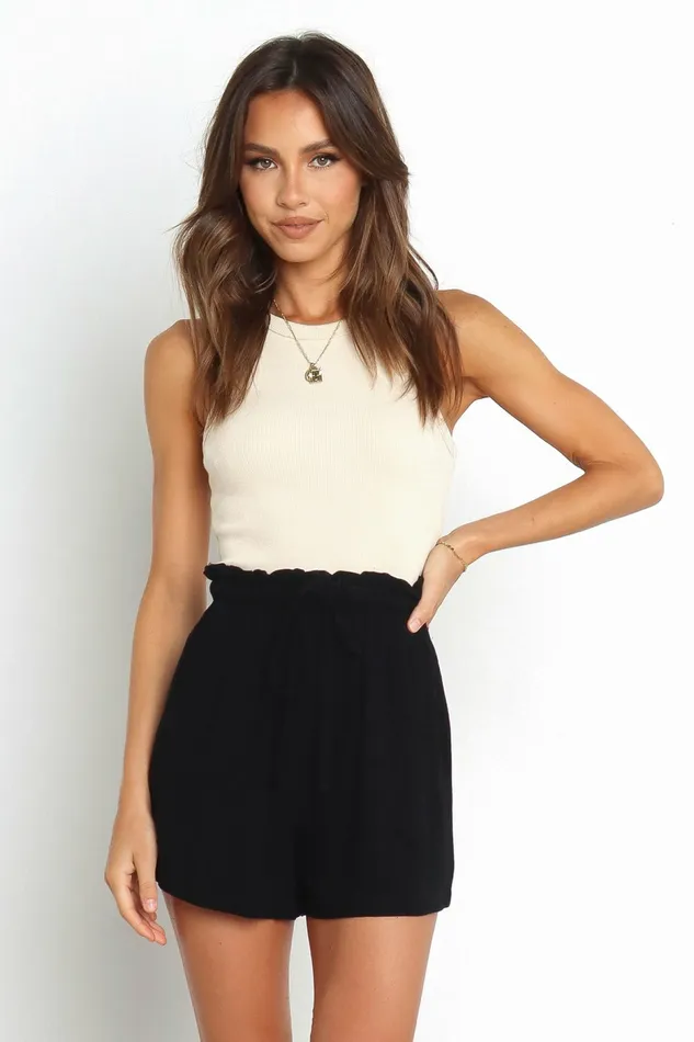 Petal and Pup Hawthorne Shorts Black Women Shorts