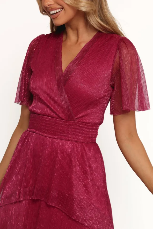 Petal and Pup Jasmin Midi Dress Pink Women Event Dresses