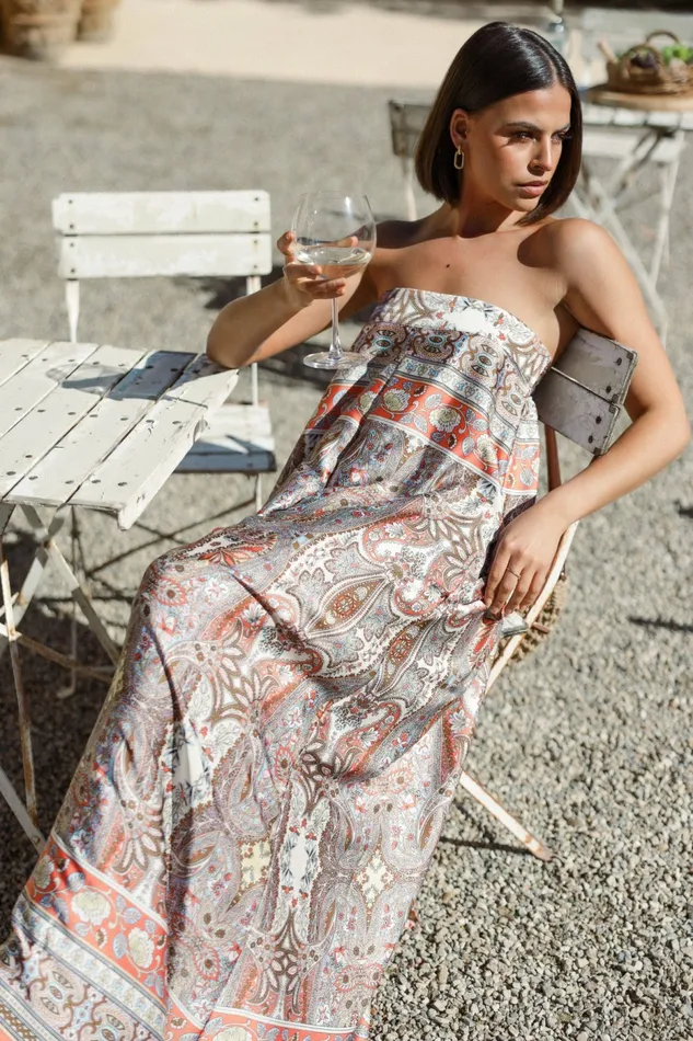 Petal and Pup Jumpsuits and Rompers Women Sarah Strapless Jumpsuit Multi
