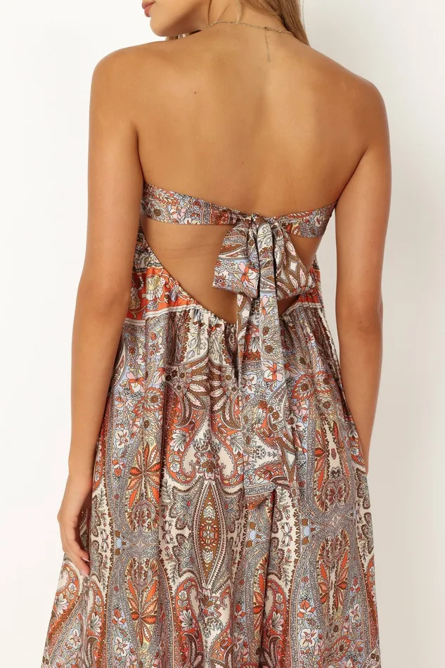 Petal and Pup Jumpsuits and Rompers Women Sarah Strapless Jumpsuit Multi