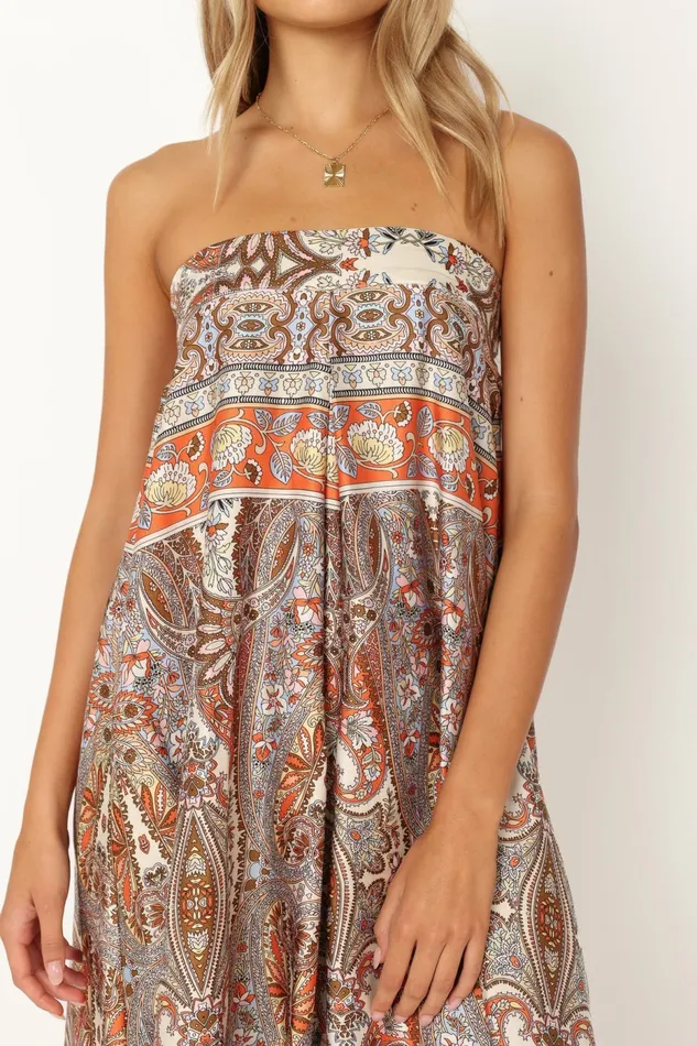 Petal and Pup Jumpsuits and Rompers Women Sarah Strapless Jumpsuit Multi