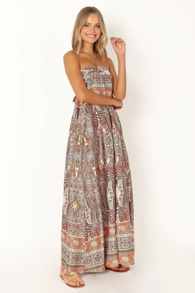 Petal and Pup Jumpsuits and Rompers Women Sarah Strapless Jumpsuit Multi