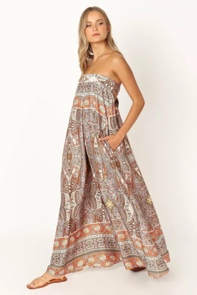 Petal and Pup Jumpsuits and Rompers Women Sarah Strapless Jumpsuit Multi