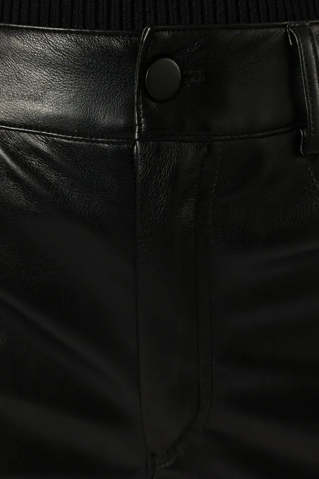 Petal and Pup Maverick Vegan Leather Pants Black Women Pants