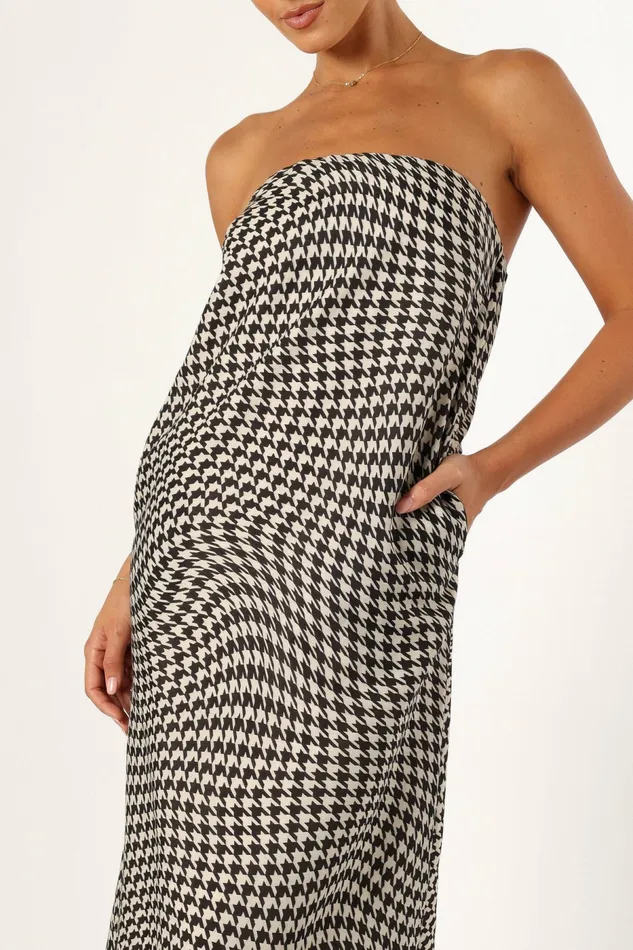 Petal and Pup Rina Maxi Dress Bonn Print Women Strapless Dresses