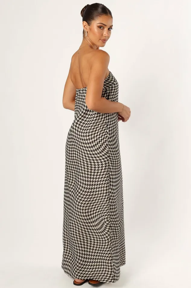 Petal and Pup Rina Maxi Dress Bonn Print Women Strapless Dresses