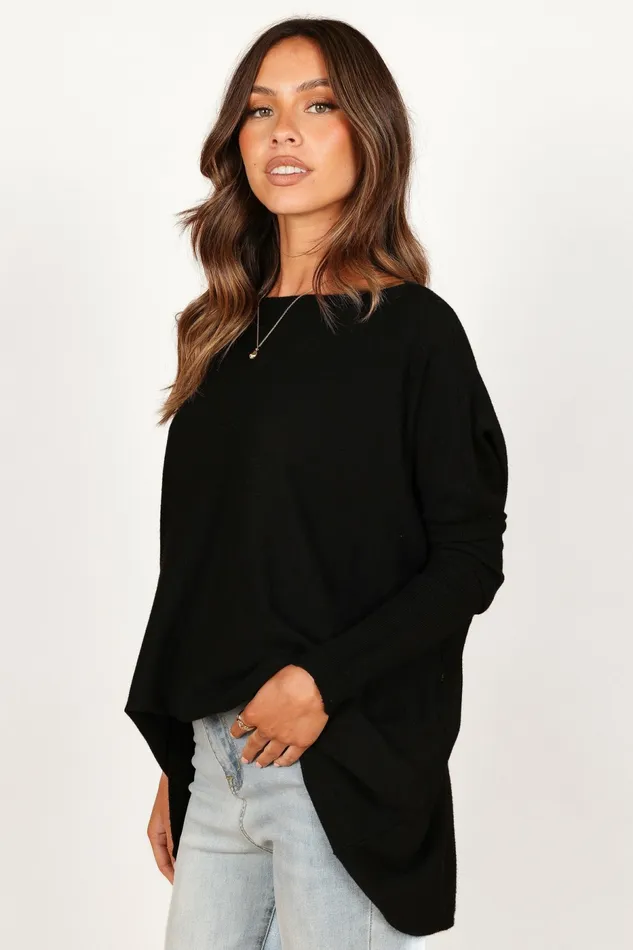 Petal and Pup Sweaters Women Jemima Sweater Black