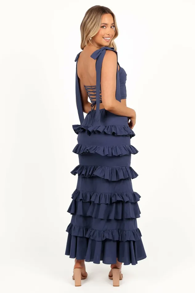 Petal and Pup Tia Two Piece Set Navy Women Matching Sets
