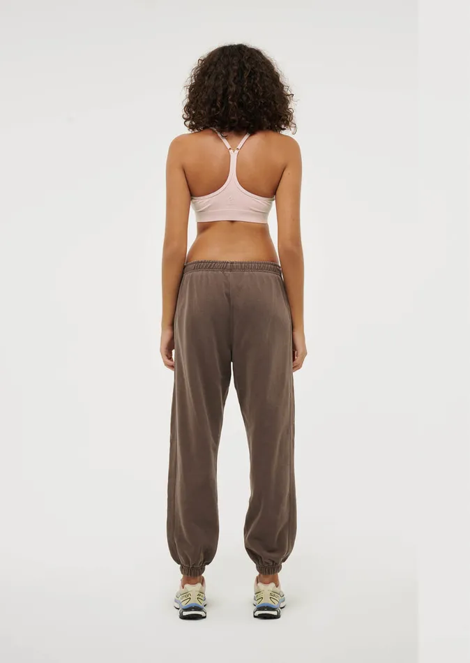 PHOENIX TRACKPANT IN WASHED CHESTNUT Pants PE Nation Women