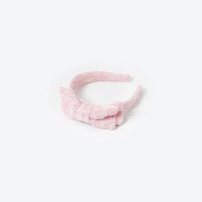 Pink Boucle Headband WomenKids Self Portrait Flower Girl Pink Boucle Headband WomenKids Self Portrait Flower Girl