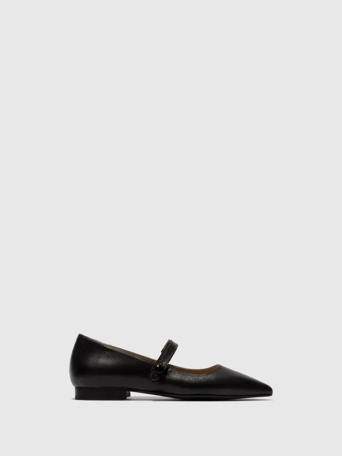 Pointed Toe Shoes SULN265FLY BLACK Women Fly London Shoes