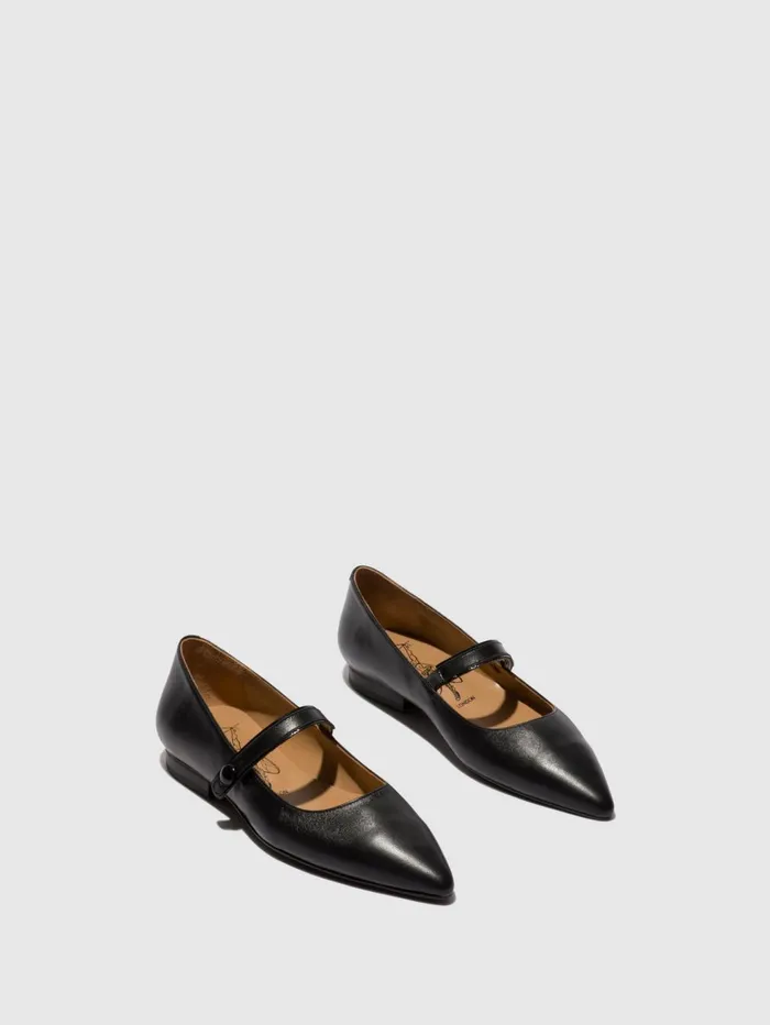 Pointed Toe Shoes SULN265FLY BLACK Women Fly London Shoes