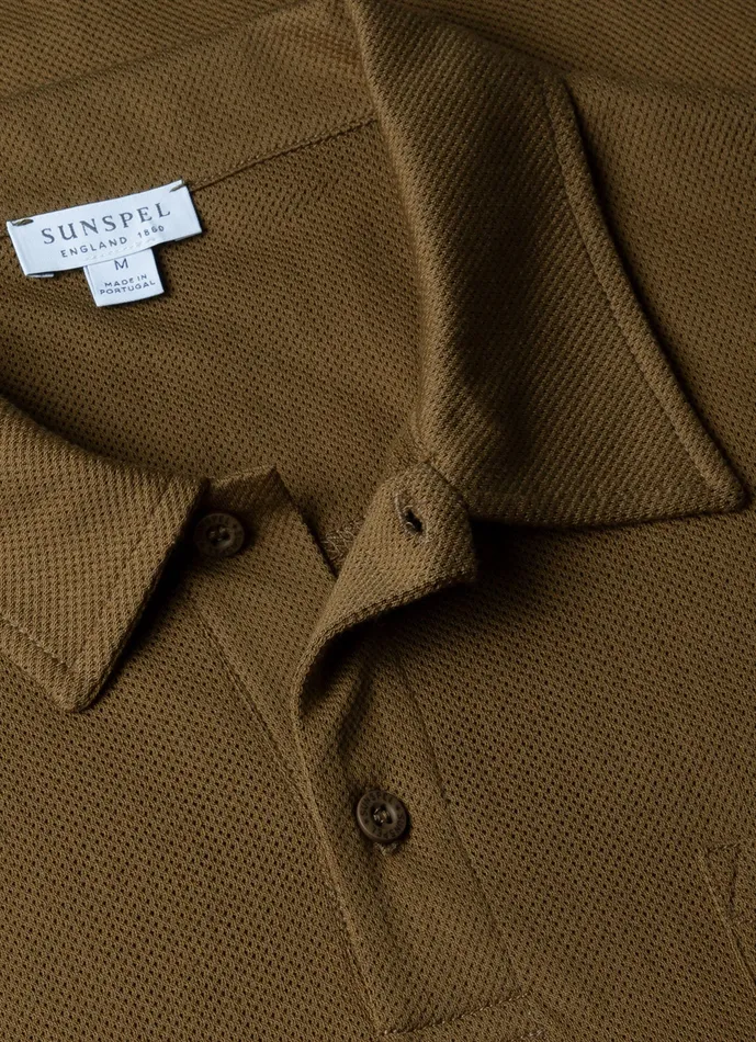 Polo Shirts ussunspel Men Riviera Polo Shirt Olive Green Polo Shirts ussunspel Men Riviera Polo Shirt Olive Green