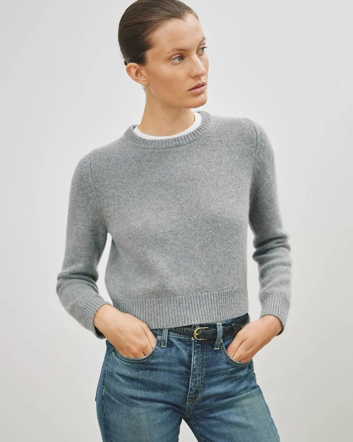 POPPY SWEATER Espresso Women Nili Lotan Knits and Sweaters