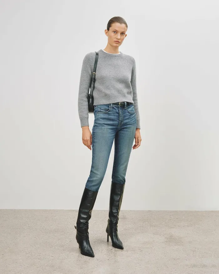 POPPY SWEATER Espresso Women Nili Lotan Knits and Sweaters