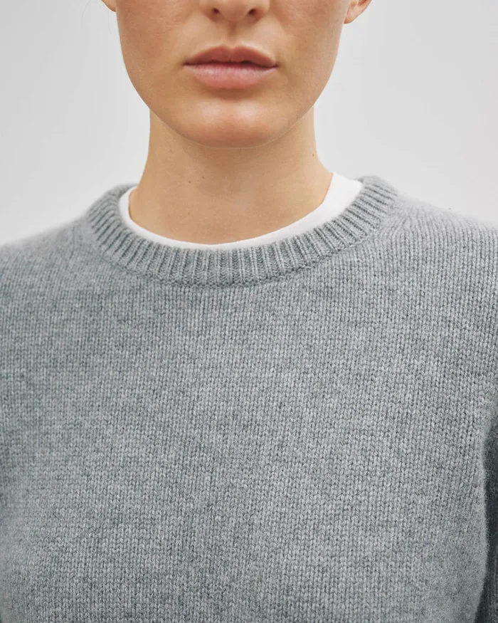 POPPY SWEATER Espresso Women Nili Lotan Knits and Sweaters